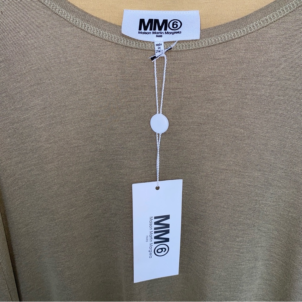 Maison Martin Margiela Tan Long Sleeve Dress